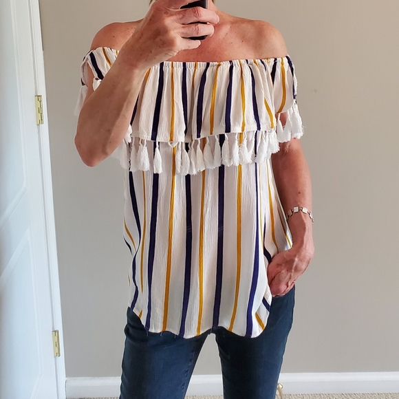 Kori Tops - KORI, top, off shoulder